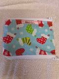 Christmas Stocking Double Zip Purse