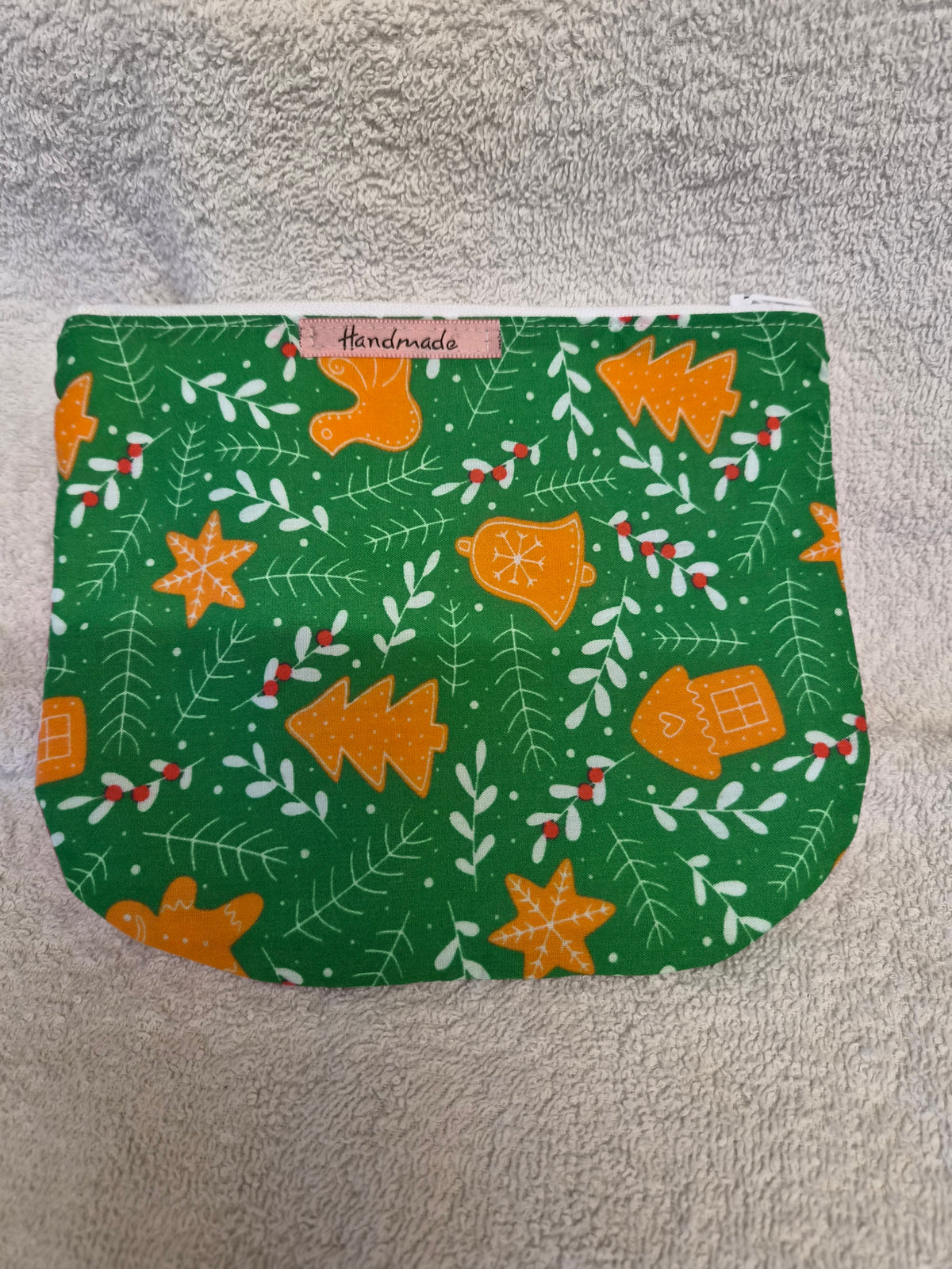 Ho Ho Ho Christmas Cookie Makeup Bag