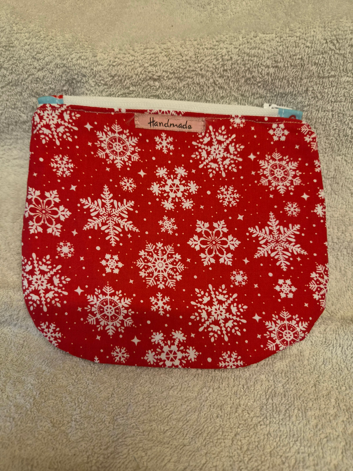 Snowflake Christmas Makeup Bag