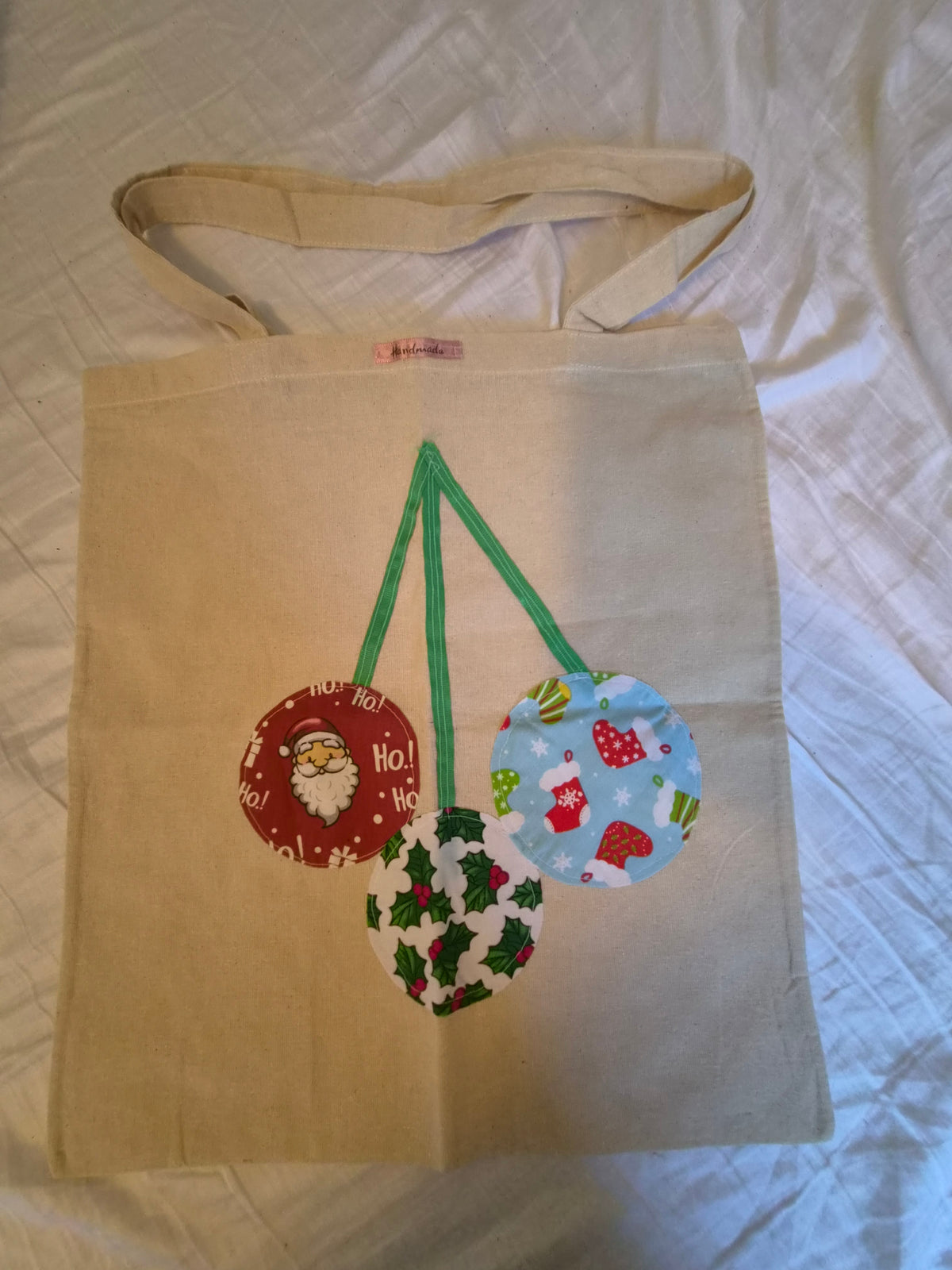 Holly Bauble Tote Bag